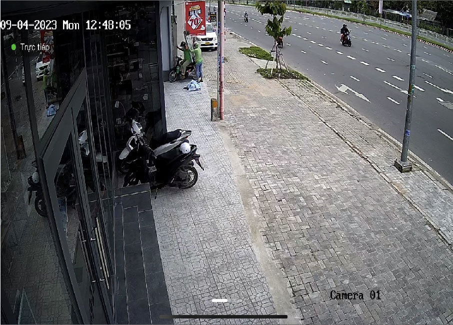 Hình  Camera  thực tế  Chất Lượng Hình  2.0 MP FULL HD 1080P  Sắc nét tiết kiệm chi phí  của bộ Lắp Camera Kho Hàng Sắc Nét Chuyên Dụng sử dụng mã DH-IPC-HFW2230SP-S-S2